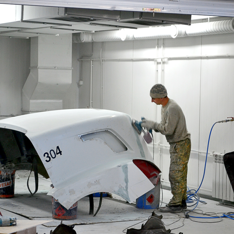 производство капотов для американских грузовиков, облицовка грузовиков